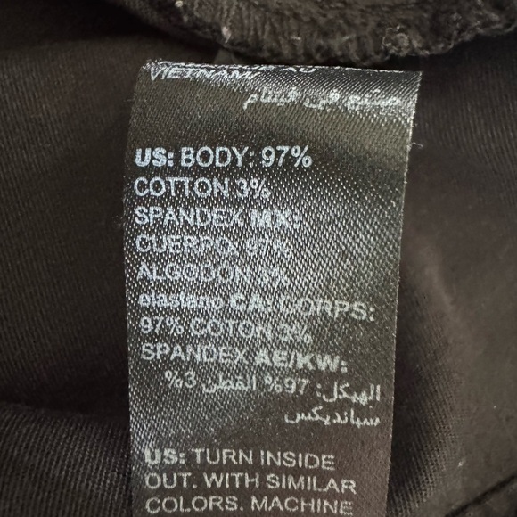 White House Black Market Black Denim Mini Skirt - Picture 5 of 5